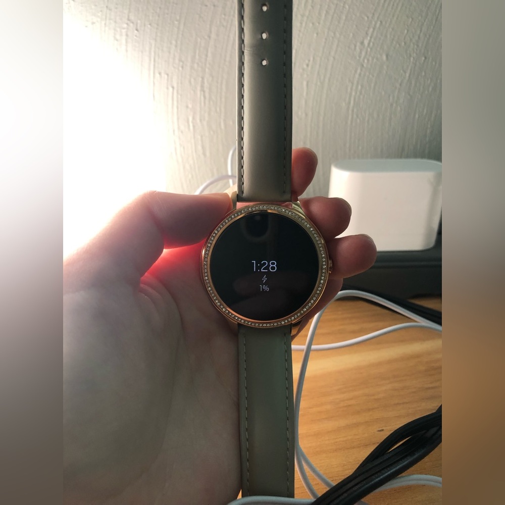 New Fossil Women's Gen 5E 42mm Stainless Steel Touchscreen Smartwatch rose gold